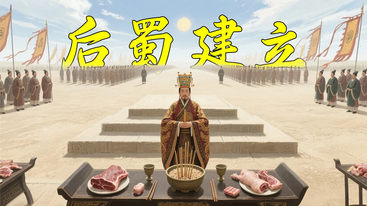 后蜀建立！10分钟了解孟知祥和孟昶父子相继登基的全过程【新五代演义109】