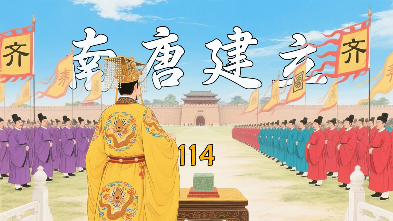 一口气看懂南唐建立全过程【新五代演义114】画质提升