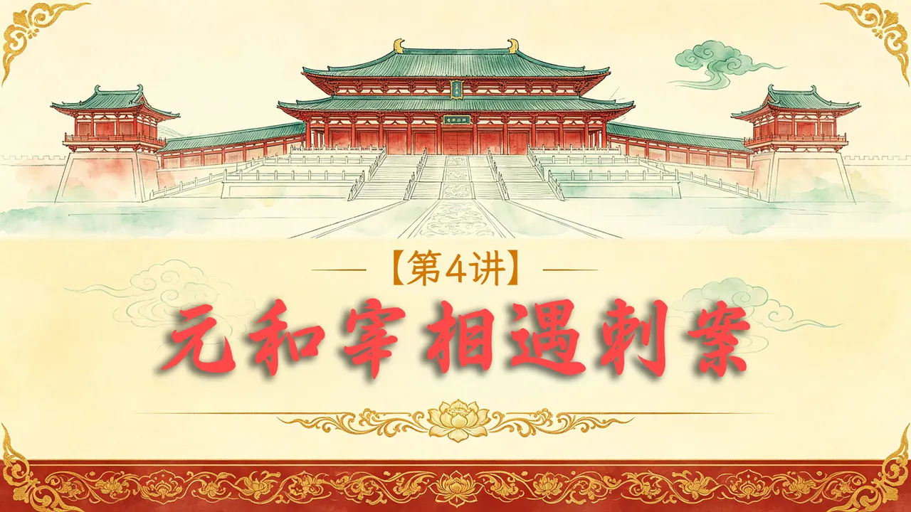反转再反转！30分钟详细了解元和宰相遇刺案