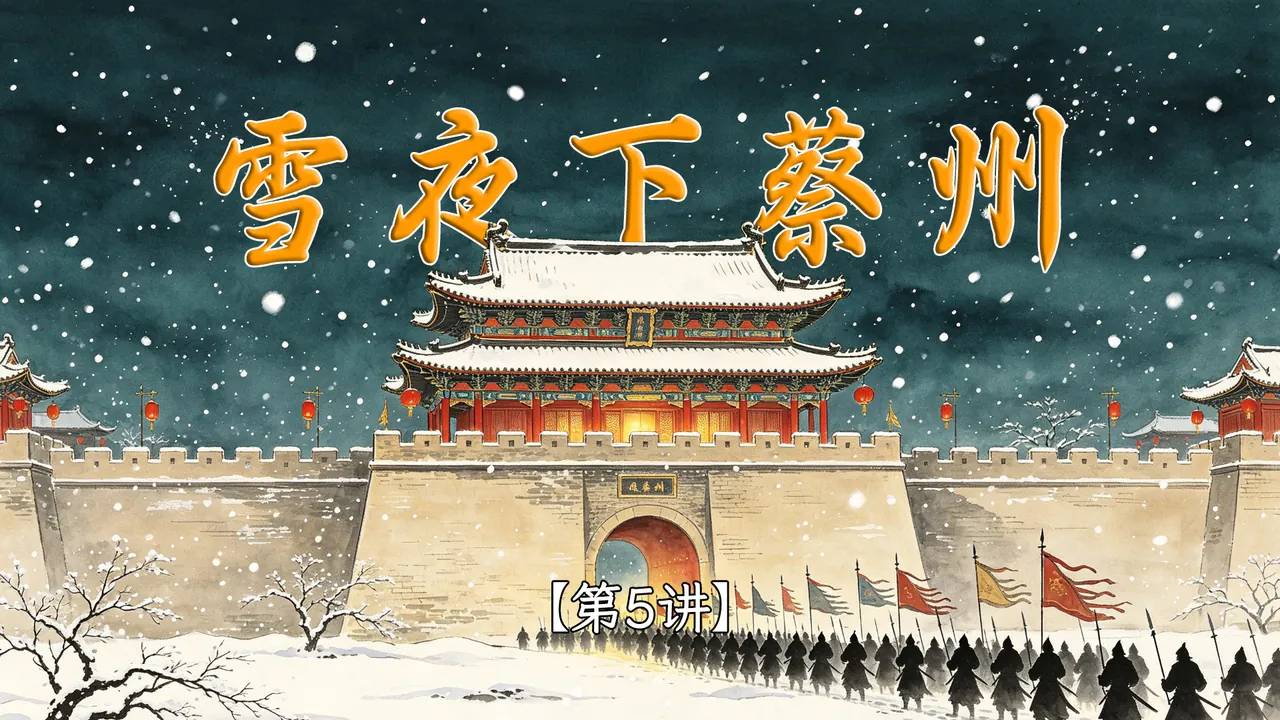 30分钟彻底搞懂雪夜下蔡州！【中晚唐2】第五讲