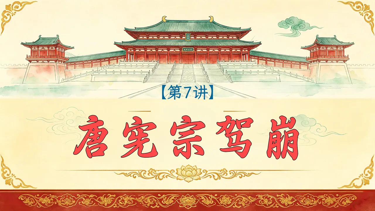 一口气看懂唐宪宗暴毙的全过程【中晚唐2】第七讲